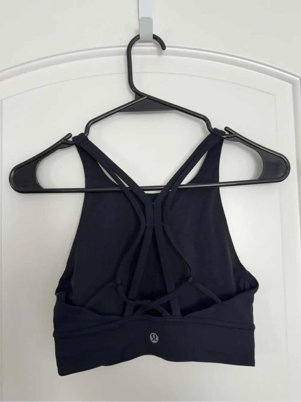 lululemon athletica Black High-Neck Crossback Sports Bra